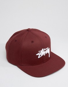 Бейсболка Stussy - Красный