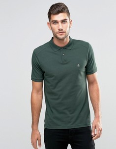 Футболка-поло слим Original Penguin - Зеленый