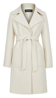 Классическое пальто с поясом La Reine Blanche