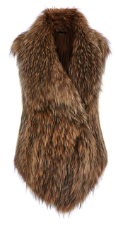 Жилет из меха енота Virtuale Fur Collection