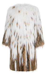 Жакет из меха енота на трикотаже Virtuale Fur Collection