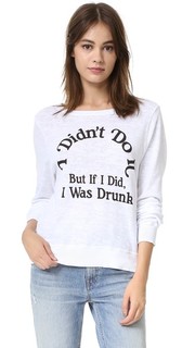 Свободный свитер Wasnt Me Wildfox