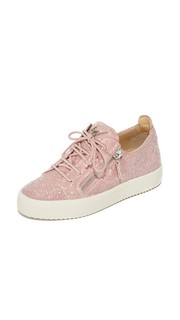 Кроссовки с блестками Giuseppe Zanotti