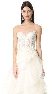 Кружевной топ-бюстье Reem Acra