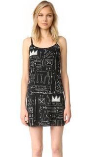 Emmie Printed Slip Dress Alice + Olivia