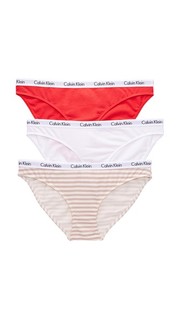 Набор из трех трусиков-бикини Carousel Calvin Klein Underwear
