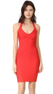 Платье Adrienne с американской проймой Herve Leger