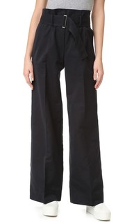 Широкие брюки PURE DKNY с поясом