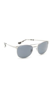 Фигурные солнцезащитные очки-авиаторы в стиле ретро Ray Ban