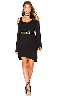 Double v cold shoulder mini dress - Chaser