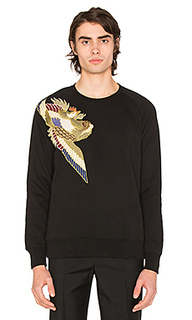 Shoulder applique crewneck sweater - Scotch &amp; Soda