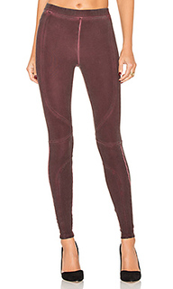 Pigment dye seamed legging - David Lerner