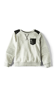 Moto patch sweater - Bardot Junior