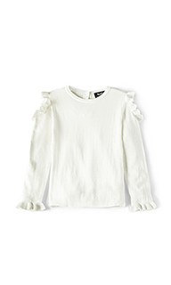 Cut out ruffle top - Bardot Junior