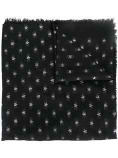 шарф с вышивкой в виде звезд Valentino