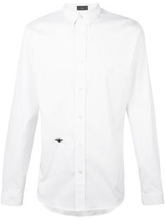 рубашка с вышивкой мухи Dior Homme