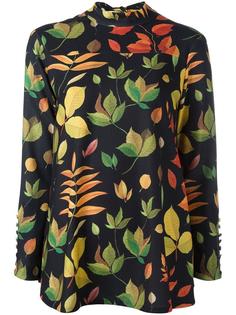 блузка с принтом листьев Arthur Arbesser