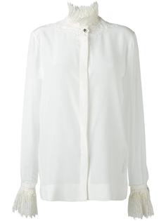 рубашка с кружевным воротником Ermanno Scervino