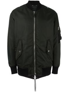 классическая куртка-бомбер Diesel Black Gold