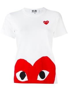 футболка с принтом сердца Comme Des Garçons Play