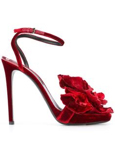 босоножки с цветочным элементом Ermanno Scervino