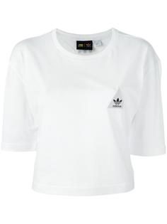 укороченная футболка 'Hu Race'  Adidas