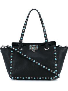 маленькая сумка-тоут 'Rockstud Rolling' Valentino