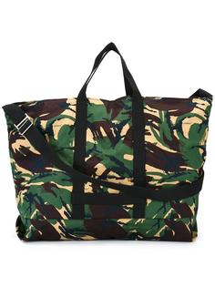camouflage print tote  Off-White