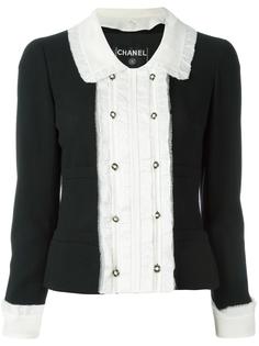 two-tone cropped jacket Chanel Vintage