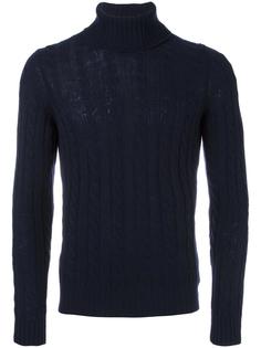 cable knit turtleneck jumper Zanone