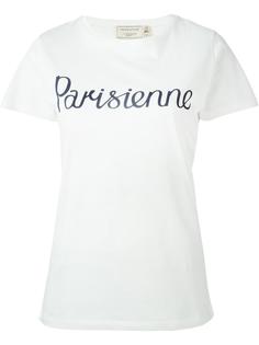 футболка 'Parisienne'  Maison Kitsuné