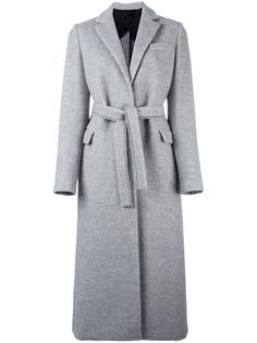 belted mid coat MSGM