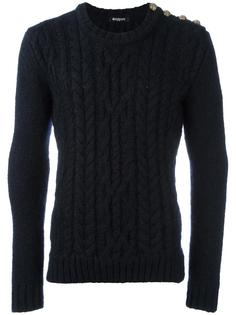 cable knit jumper Balmain