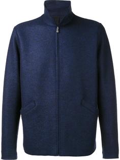 standing collar zip jacket Harris Wharf London