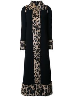 пальто с леопардовым принтом   Sonia Rykiel