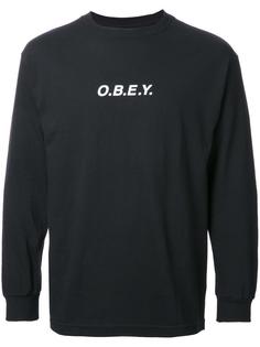 толстовка с принтом-логотипом Obey