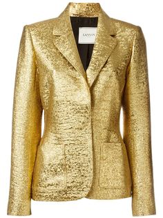 пиджак с отделкой металлик Lanvin