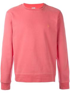 contrast peace embroidered sweatshirt Paul Smith
