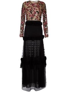 floral embroidery dress Zuhair Murad