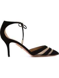 туфли с сетчатыми вставками Aquazzura