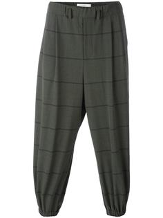 полосатые брюки с эластичными щиколотками Lucio Vanotti