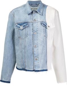colour block denim jacket Off-White