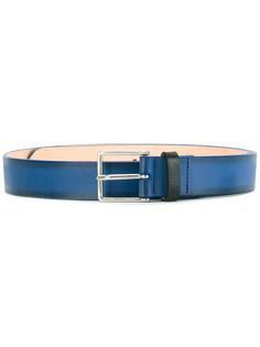 burnished leather belt Paul Smith