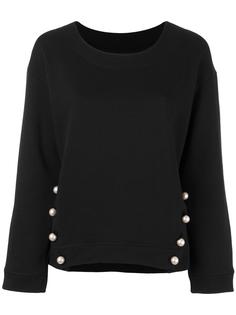 толстовка с вырезом-лодочкой Boutique Moschino