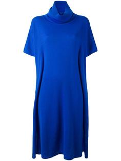 draped neck knit dress Unconditional