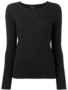 ribbed scoop neck jumper James Perse