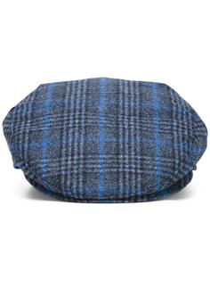 checked flat cap Borsalino