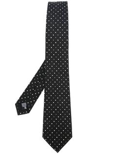 embroidered dot tie Armani Collezioni