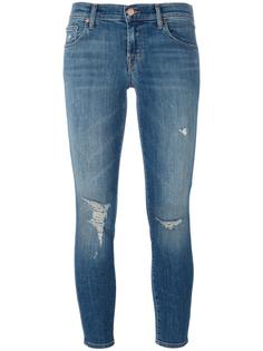 distressed cropped jeans J Brand