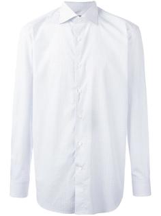 geometric print motif shirt Canali